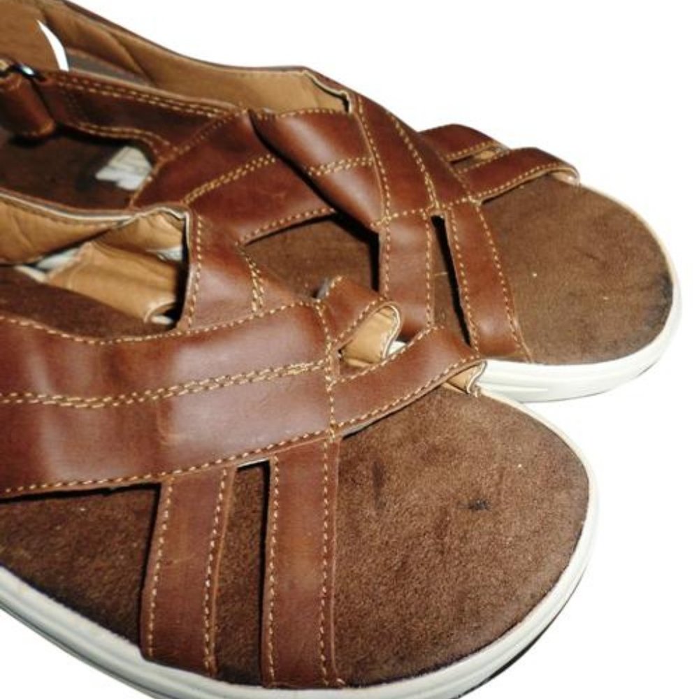 Island Surf Lanai Brown Olympia Sandal Wedges